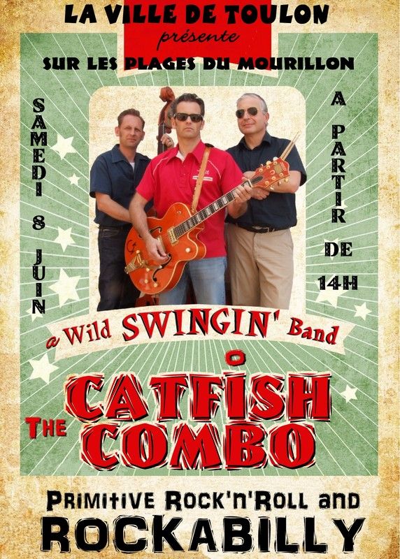 the Catfish Combo à la plage !!!!